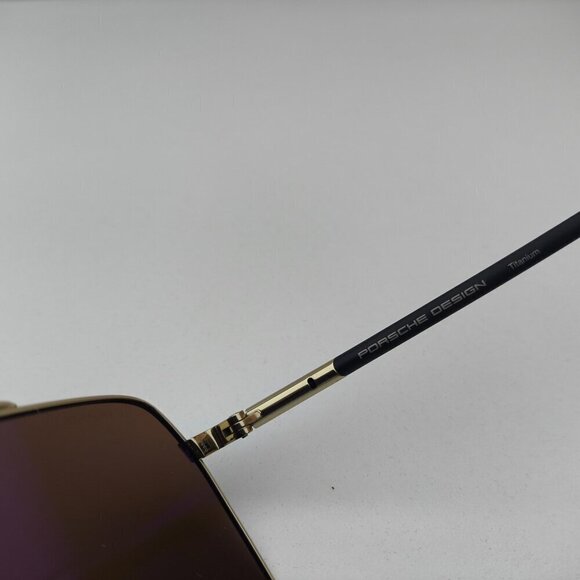 ?️Made in Italy! Porsche Design P8974 Titanium Sunglasses 61/15 145 /EUM134?️ main image 5